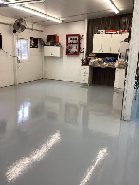 commercial polyaspartic epoxy flooring for blank