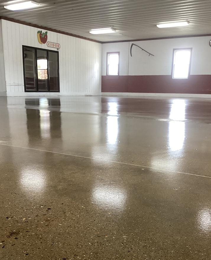 polished concrete floor coating