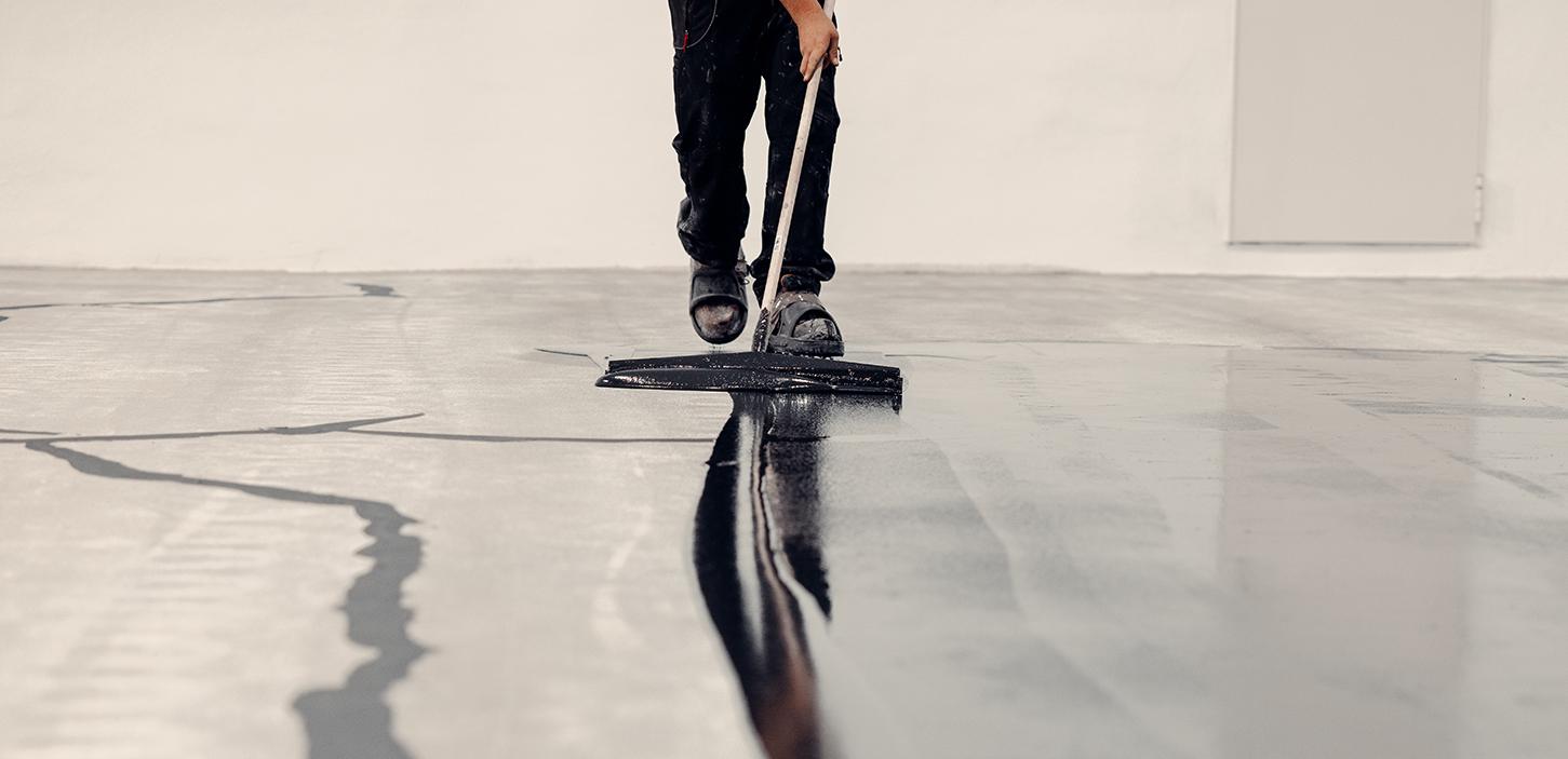 floor epoxy application