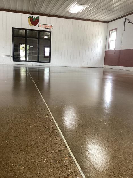 commercial polyaspartic epoxy flooring for blank